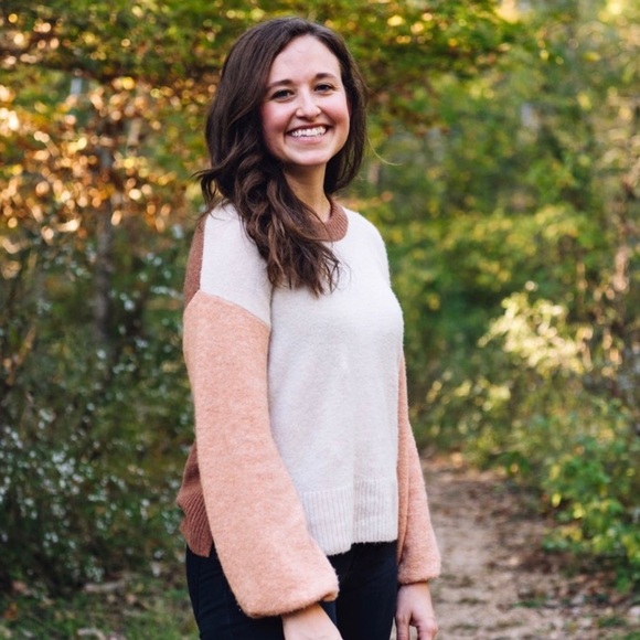 Madewell Colorblock Payton Pullover Sweater in Coziest Yarn - Picture 6 of 6